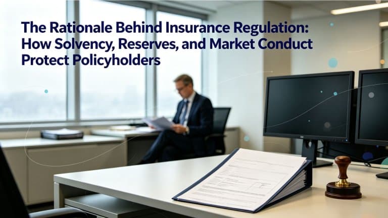 The Rationale Behind Insurance Regulation: How Solvency, Reserves, and Market Conduct Protect Policyholders