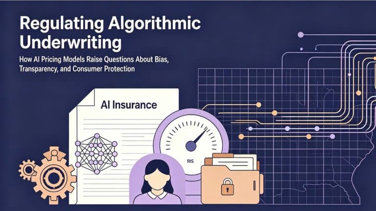Regulating Algorithmic Underwriting: How AI Pricing Models Raise Questions About Bias, Transparency, and Consumer Protection
